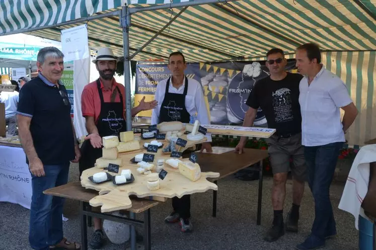 Dégustation des fromages du Rhône