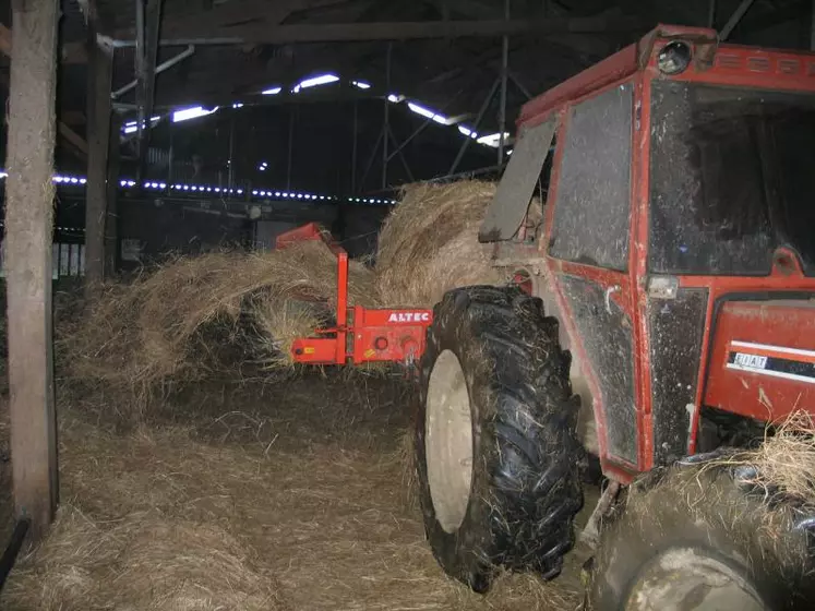 Le paillage très doux n'engendre pas beaucoup de poussière.