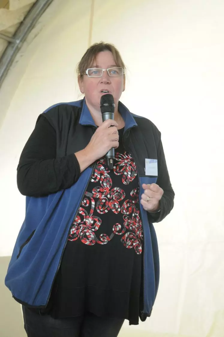 Sylvie Morge, du PEP caprin, est intervenue sur la conception des locaux d'affinage