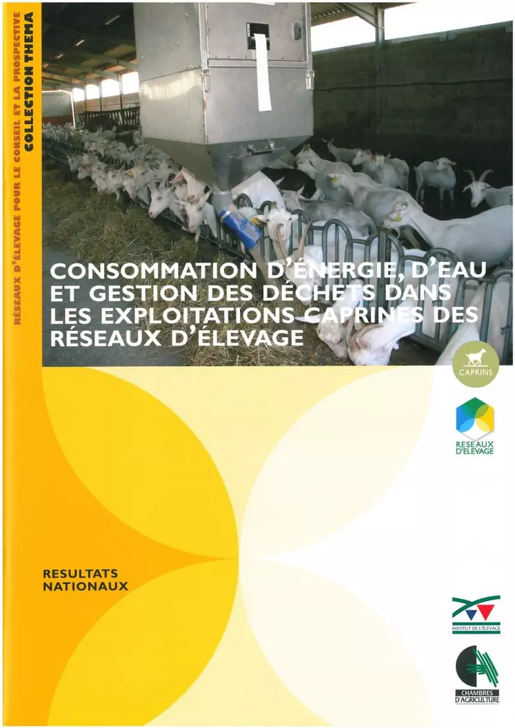 Consommation d’énergie, d’eau et gestion des déchets dans les exploitations caprines des réseaux d’élevage