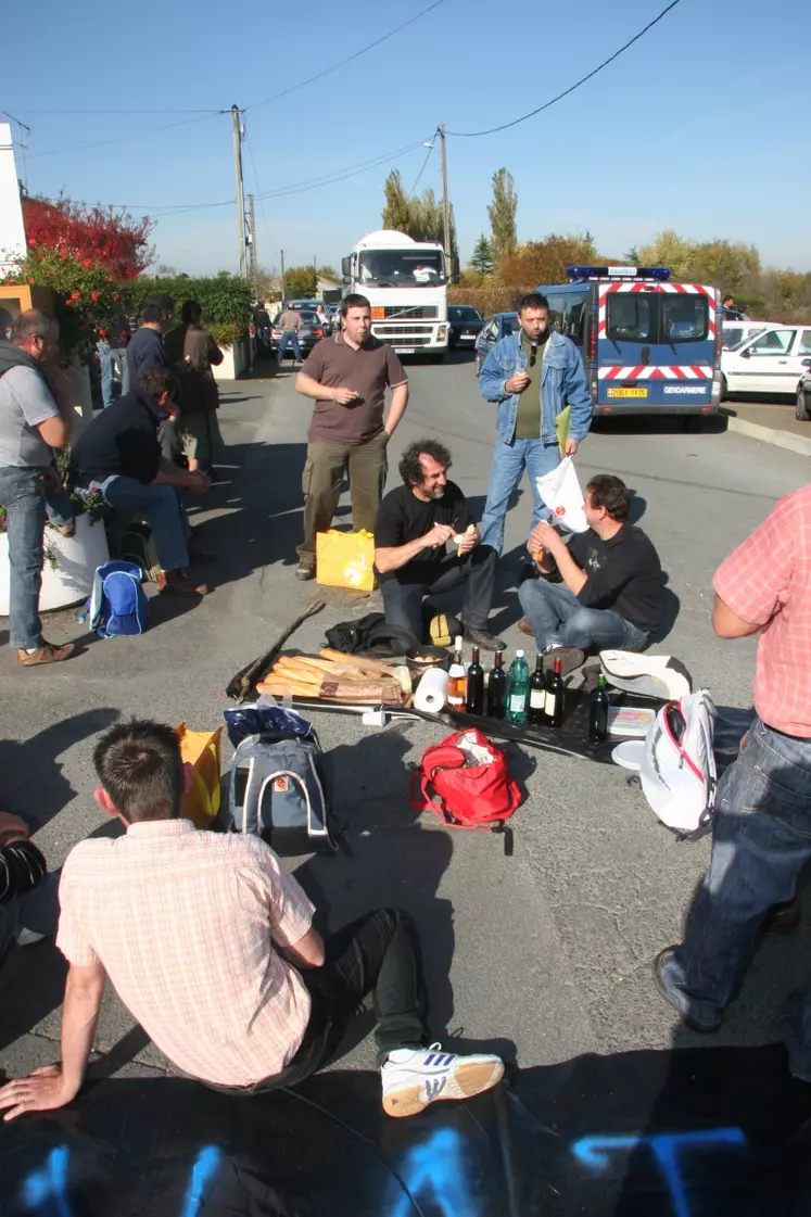 La manifestation s'est tenue dans une ambiance bon enfant.