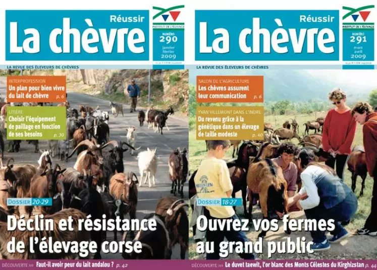 N°290 : Déclin et résistance de l’élevage corse
N°291 : Communication - Ouvrez vos fermes au grand public