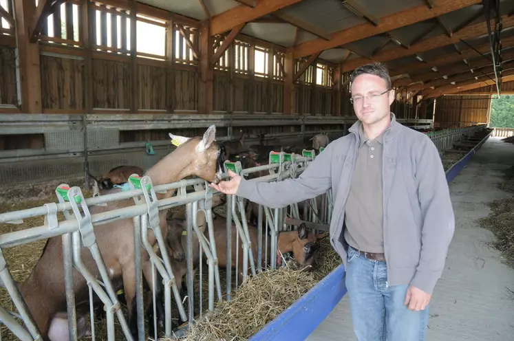 Jérémie Chipault, éleveur dans l'Indre © A. Villette