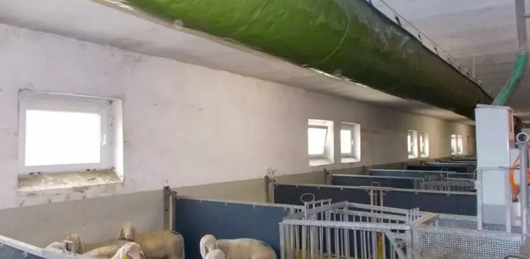 Les gaines de ventilation peuvent aérer et rafraichir les bâtiments en limitant les courants d'air.  © Huesker