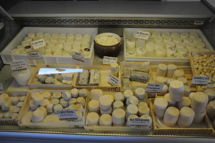 La diversification permet de proposer une large gamme de fromages. © D. Hardy