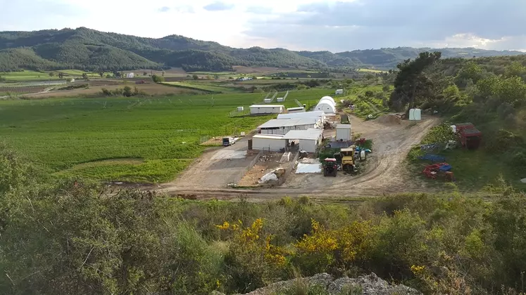 La ferme de Murat et Beyhan Ulusoy ne dispose que de quatre hectares de luzerne irriguée. © M. Ulusoy