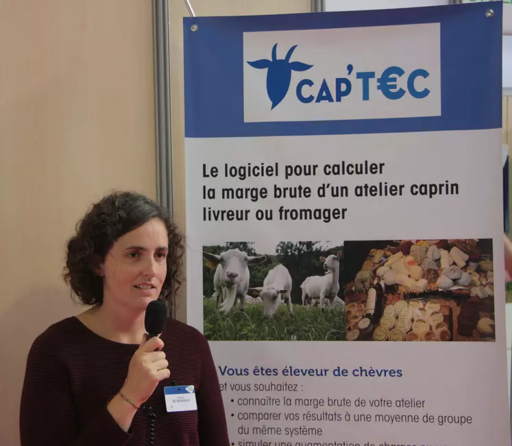(Option)Catherine de Boissieu (Idele) présente les spécificités de Captec. © B. Morel