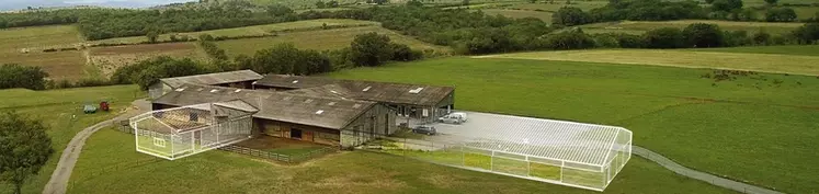 La ferme du Pradel va doubler son cheptel à horizon 2019. © Idele