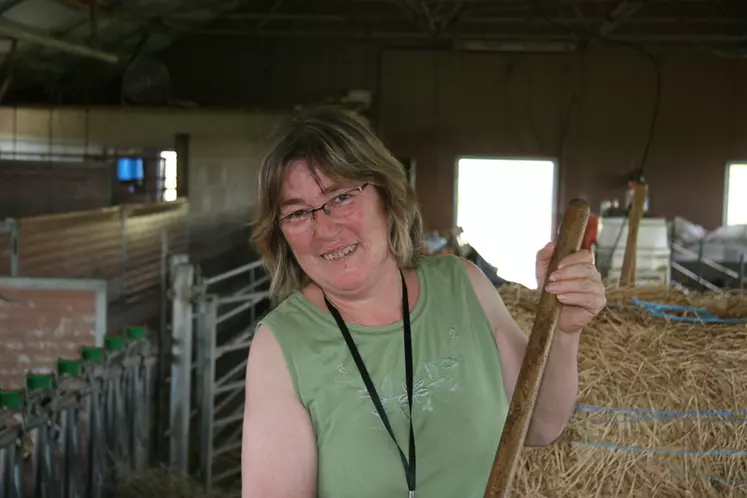 Marylène Morin, éleveuse dans l’Indre © D. Hardy