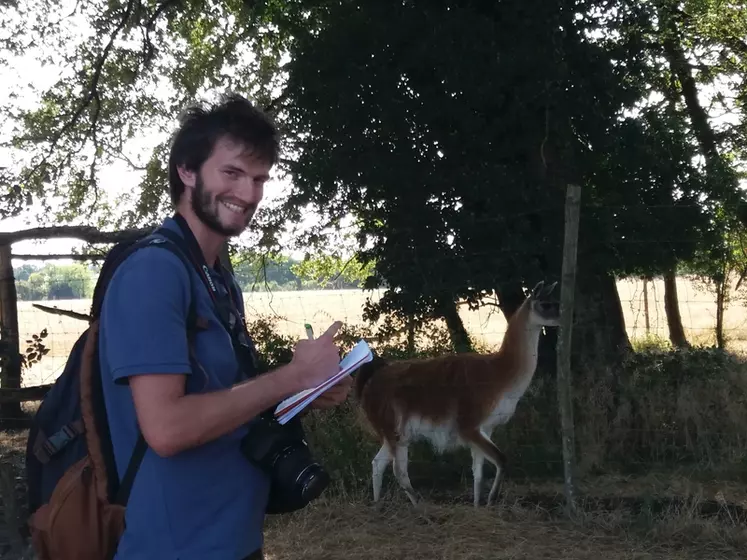 Parfois, au détour d'un reportage, il nous arrive de faire des rencontres inattendues... © M-A. Lefol