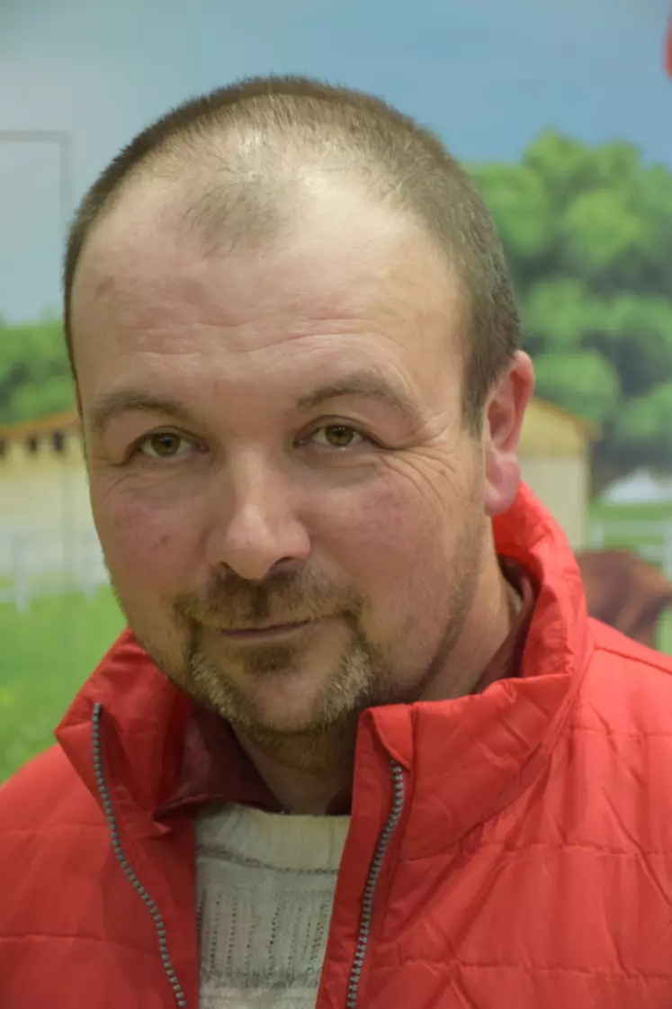 Sébastien Delair, 45 ans, éleveur laitier en Vendée © D. Hardy