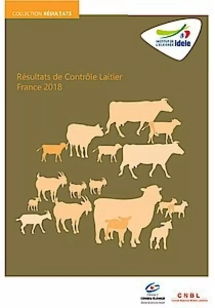 Résultats de Contrôle Laitier - France 2018 © Idele