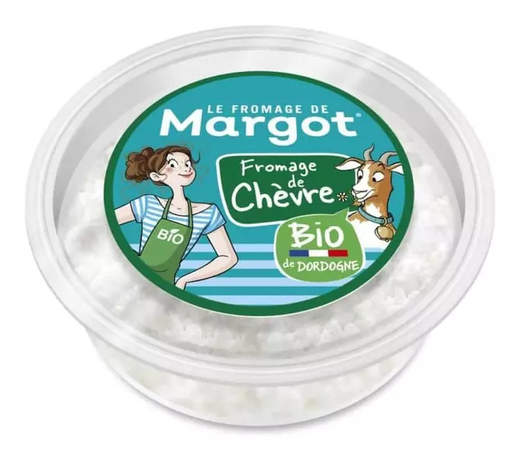Le fromage frais bio de 125 grammes est fabriqué dans le Périgord.  © Le Fromage de Margot