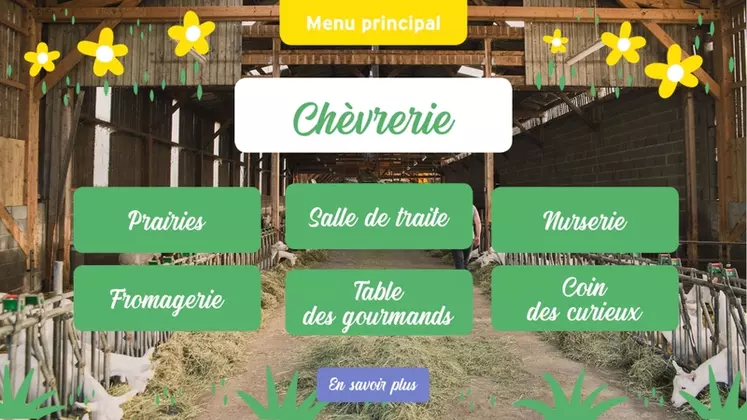 Une application 100 % caprine pour s’amuser à la chèvrerie © Anicap/Brilac/Route des ...