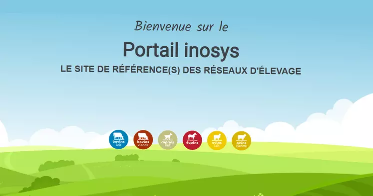 Une du site portail.inosys-reseaux-elevage.fr