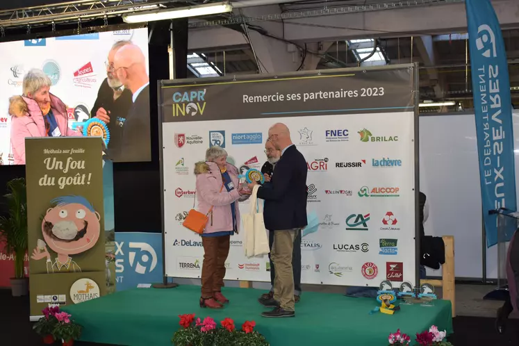 Remise des prix du concours de fromage à Capr'Inov 2023