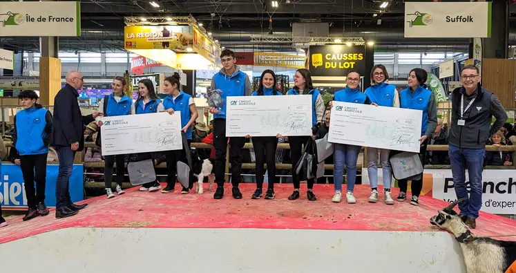 Remise des prix du Challenge caprin Inter-Lycées