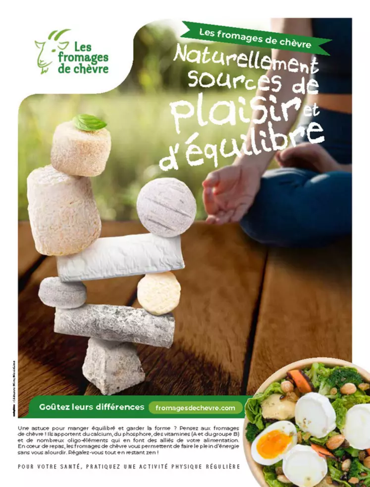 Publicité pour les fromages de chèvres