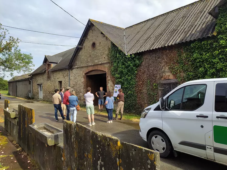 Visite d'élevage par de futurs installés