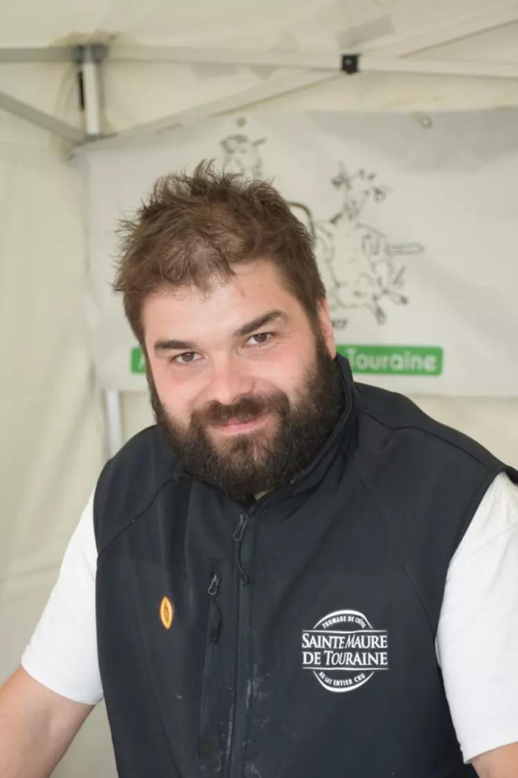 Judicaël Dupont, fromager fermier en Indre-et-Loire