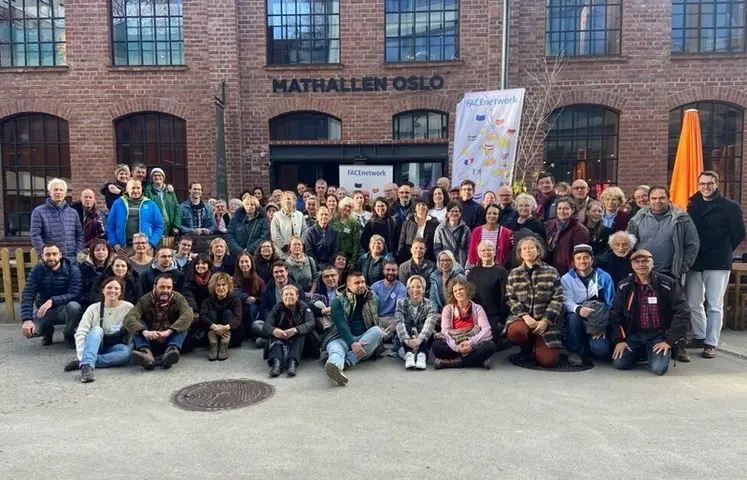 <em class="placeholder">Les participants au congrès du  Farmhouse and Artisan Cheese &amp; dairy producers European network (Face) à Oslo </em>