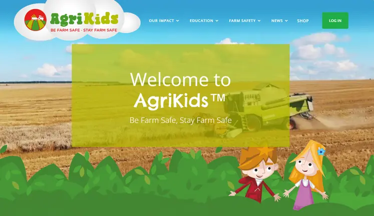 <em class="placeholder">Homepage du site irlandais AgriKids</em>