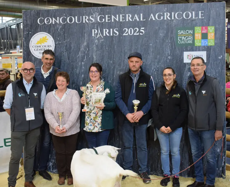 Les élevages caprins récompensés par le prix du trophée Gènes avenir en saanen