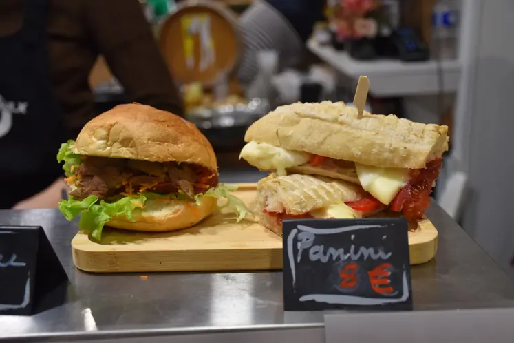 Panini et burger au cabri ou au fromage de chèvre