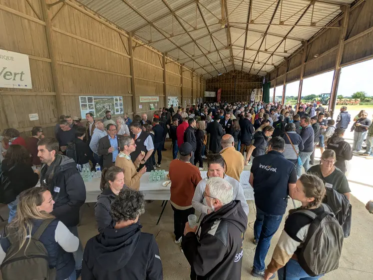 Les participants de la journée CapVert avant le déjeuner