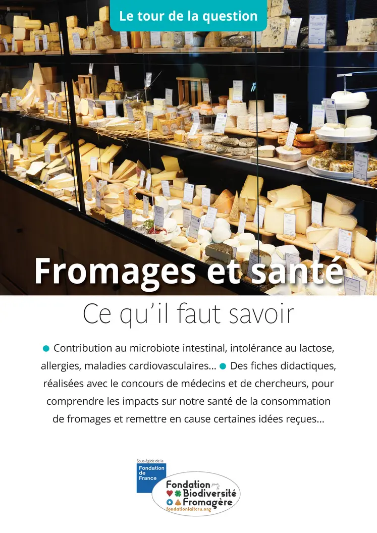 Livret sur les fromages et la santé