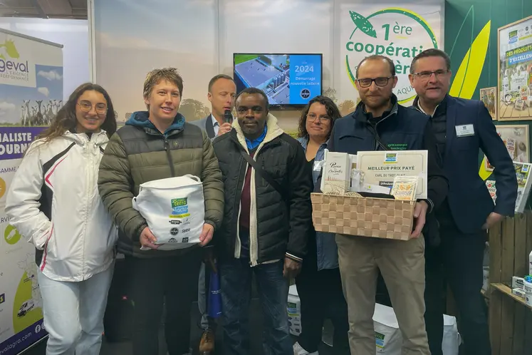 Remise des prix du Challenge des producteurs caprins lors du salon Capr'Inov 2025