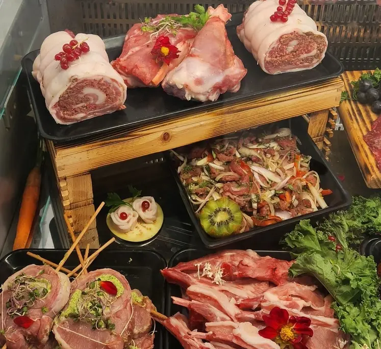 <em class="placeholder">Jolie présentation de viande de chevreau</em>