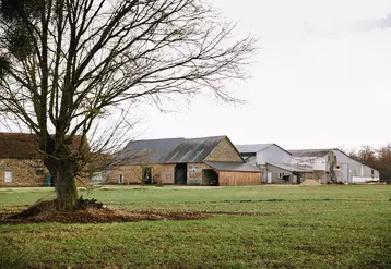 Les bâtiments loués par le gaec Denis-Van Hasselaar n'étaient à l'origine pas du tout fonctionnels ni adaptés à l'élevage caprin. © S. Van Hasselaar