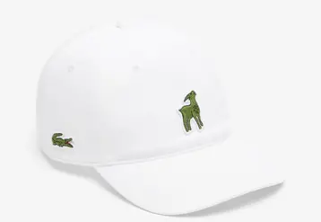 Casquette Lacoste avec une chèvre