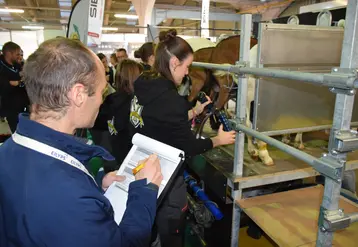 Epreuve de la traite de Capr'I Cup lors du Capr'Inov 2025 à Niort