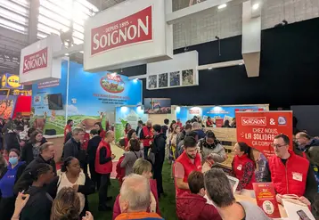 Le stand Soignon au salon de l'agriculture