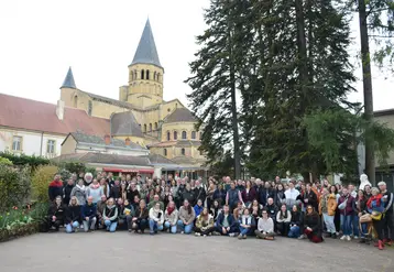 Les techniciens caprins à Paray-le-Monial 