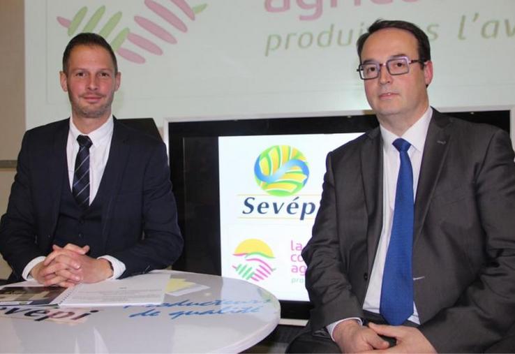 Aurélien Caurier (directeur) et Jérôme Charpentier (président de Sevépi) : « nous poursuivons notre stratégie d’optimisation de nos charges grâce notamment à nos investissements récents qui permettent des économies substantielles ».