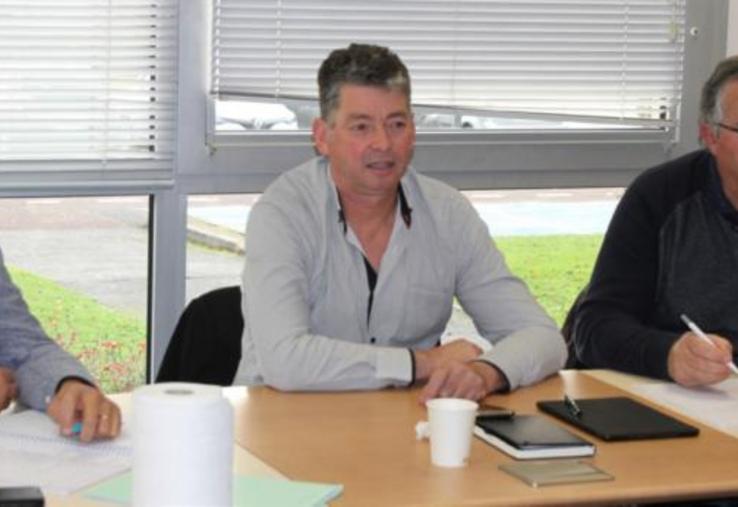 Bertrand Lapalus, président de la SNFM, Jean-Michel Hamel, président de la section régionale des fermiers, Patrice Chaillou, secrétaire-général de la SNFM.