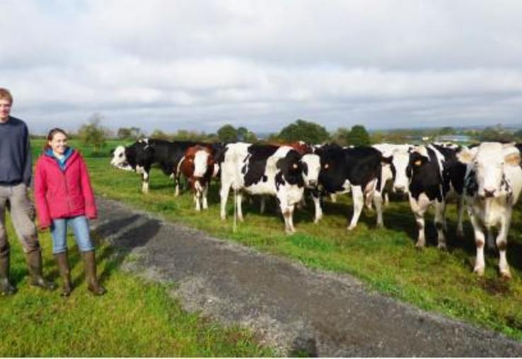 Charlène et Thomas Fourdinier sont installés depuis quatre sur leur exploitation située à Avesnes-en-Bray. La conversion de l’atelier lait est prévue pour le 1er mai 2020.