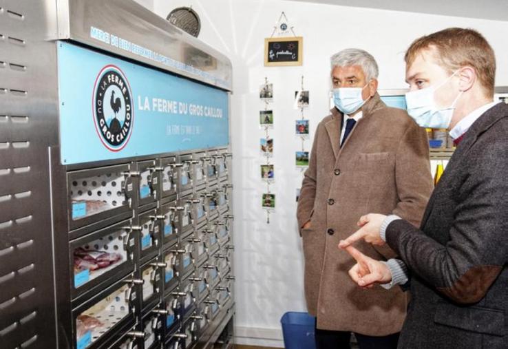 Marc-Antoine Rabel a détaillé le fonctionnement des casiers
en accès libre.