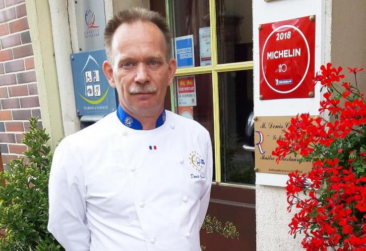 Denis Chevalier, chef du restaurant Le Madeleine à Verneuil-sur-Avre