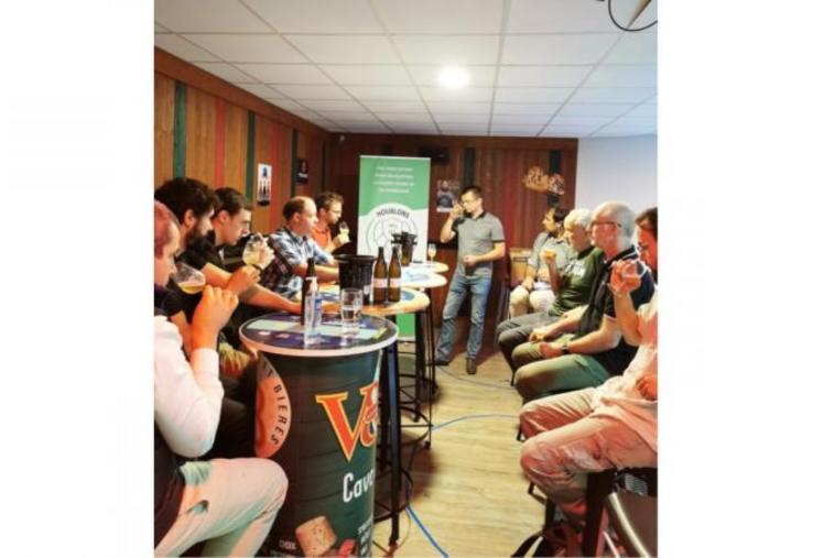 Producteurs et brasseurs normands étaient réunis pour évaluer des bières produites suivant le même process mais avec des houblons différents récoltés dans la région.