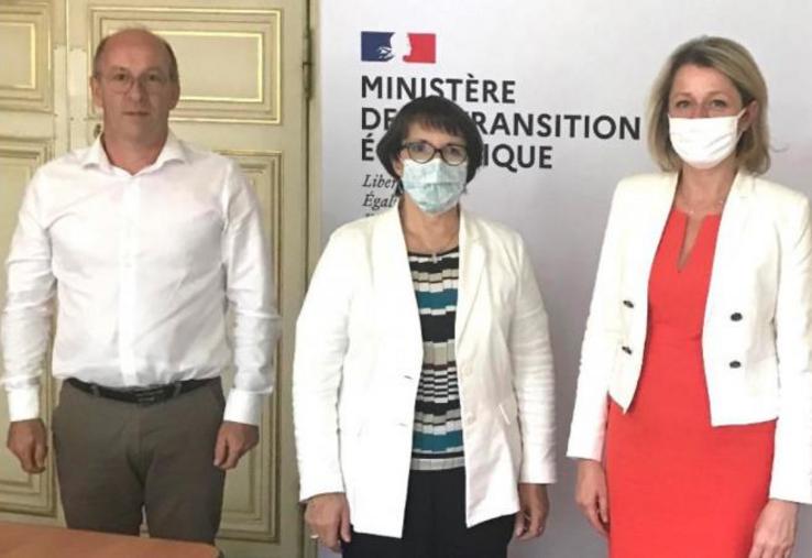 Thierry Coué, Christiane Lambert et Barbara Pompili