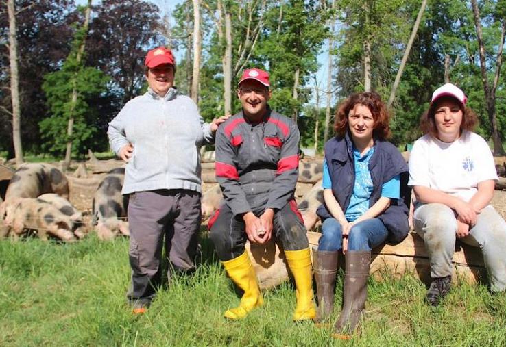 A la ferme, on marche chaque jour 7 km. La période de confinement a donc été compliquée à vivre. 2022 est d’un meilleur cru avec une visite au SIA.