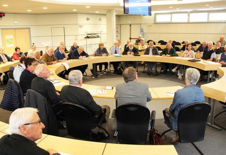 Quarante-cinq délégués ont réfléchi ensemble à la réforme des retraites à venir.