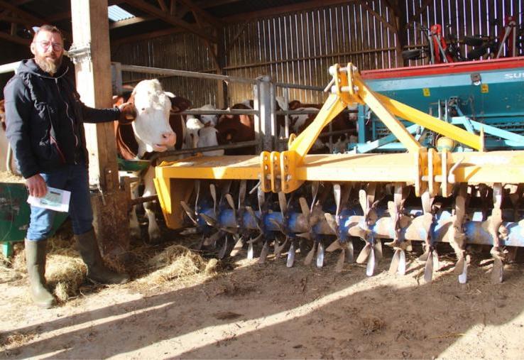 Arnaud Pignolet : « on fait moins de maïs mais on ne pourrait pas s'en passer. Et d'ajouter : du maïs derrière prairie et sans traitement à 18 t/MS cette année ».