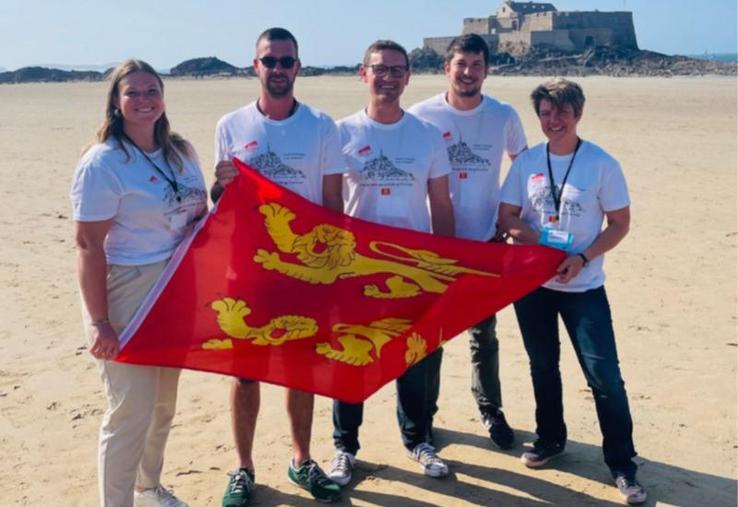 La délégation euroise au congrès de Saint Malo.