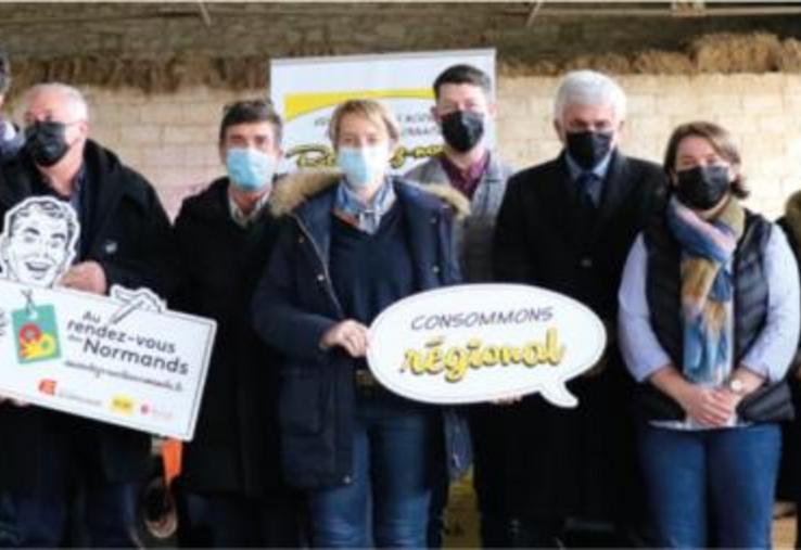 Lors du lancement, mardi 16 mars, au Moulin de Thibo et Caro, à Maltot.