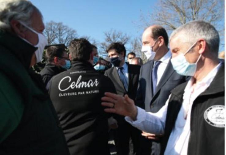 Jean Castex et Julien Denormandie en visite dans la Creuse.